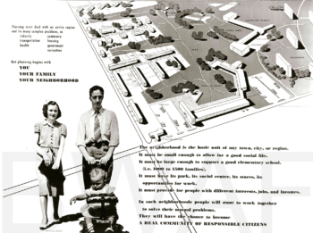 Panel 3 of 12, for the circulating exhibition organized by The Museum of Modern Art, <i>Look at Your Neighborhood</i>, 1944–50.